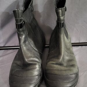 Men's Black Leather Boots